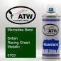 Preview: Mercedes-Benz, British Racing Green Metallic, 6763: 400ml Sprühdose, von ATW Autoteile West.